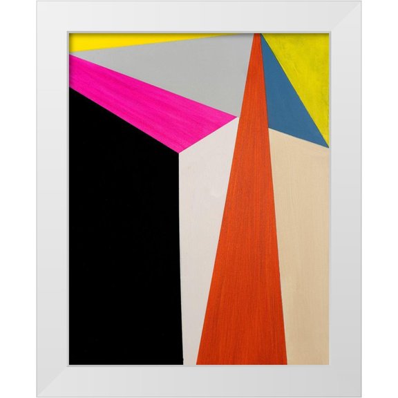 Fuchs, Jodi 12x14 White Modern Wood Framed Museum Art Print Titled - Modular III