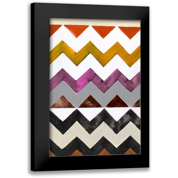 Fuchs, Jodi 13x18 Black Modern Framed Museum Art Print Titled - Santa Fe I