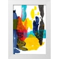 thumbnail image 1 of Fuchs, Jodi 13x18 White Modern Wood Framed Museum Art Print Titled - Paint Bloom III, 1 of 4