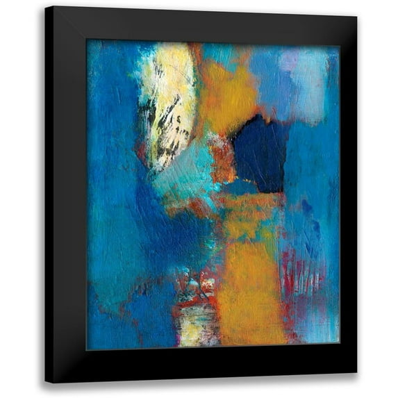 Fuchs, Jodi 15x17 Black Modern Framed Museum Art Print Titled - Rhapsody in Blue II