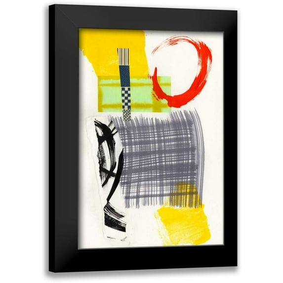 Fuchs, Jodi 17x24 Black Modern Framed Museum Art Print Titled - Haiku I