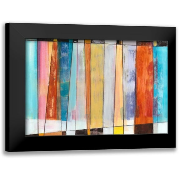 Fuchs, Jodi 18x13 Black Modern Framed Museum Art Print Titled - Rhythm and Hues II