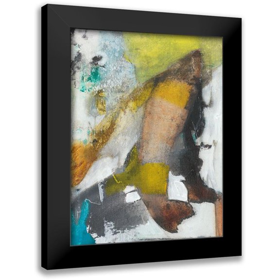 Fuchs, Jodi 19x24 Black Modern Framed Museum Art Print Titled - Abstract Koi Pond II