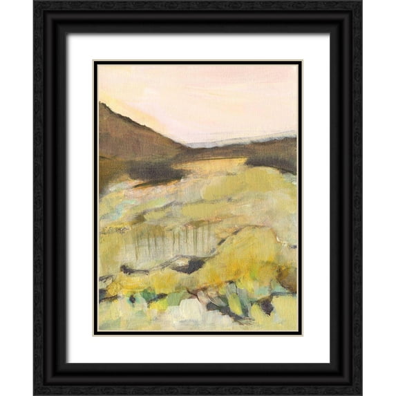 Fuchs, Jodi 19x24 Black Ornate Wood Framed with Double Matting Museum Art Print Titled - Desert Road Trip I