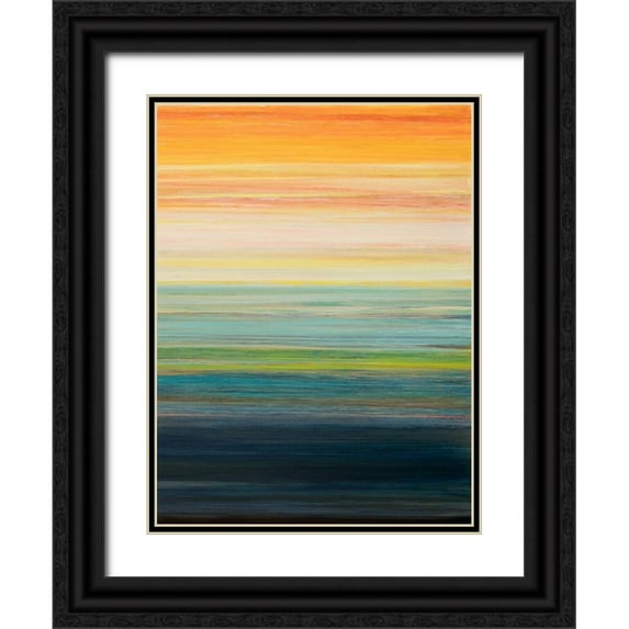 Fuchs, Jodi 19x24 Black Ornate Wood Framed with Double Matting Museum Art Print Titled - The Magic Hour II