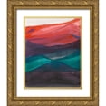 thumbnail image 1 of Fuchs, Jodi 20x24 Gold Ornate Wood Framed with Double Matting Museum Art Print Titled - Red Hills I, 1 of 4