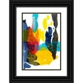thumbnail image 1 of Fuchs, Jodi 23x32 Black Ornate Wood Framed with Double Matting Museum Art Print Titled - Paint Bloom III, 1 of 4