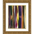 thumbnail image 1 of Fuchs, Jodi 25x32 Gold Ornate Wood Framed with Double Matting Museum Art Print Titled - Painterly II, 1 of 4