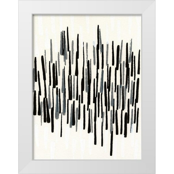 Fuchs, Jodi 25x32 White Modern Wood Framed Museum Art Print Titled - Tonal II