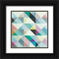 thumbnail image 1 of Fuchs, Jodi 26x26 Black Ornate Wood Framed with Double Matting Museum Art Print Titled - Moderno II, 1 of 4