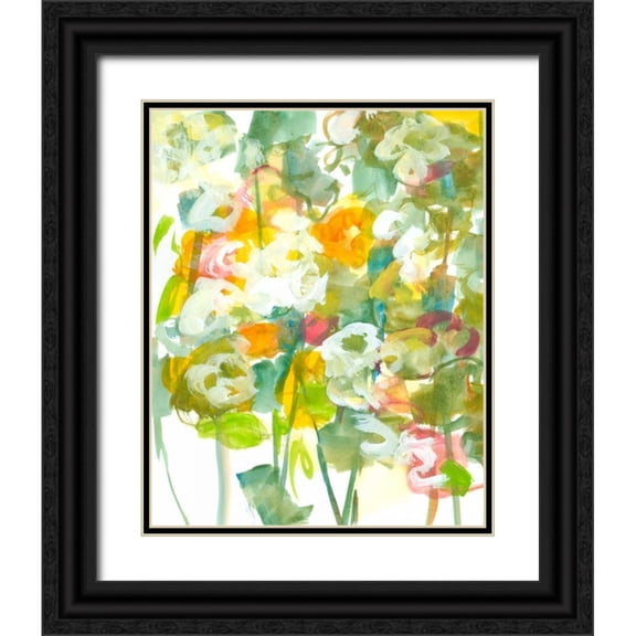 Fuchs, Jodi 26x32 Black Ornate Wood Framed with Double Matting Museum Art Print Titled - Spring has Sprung II
