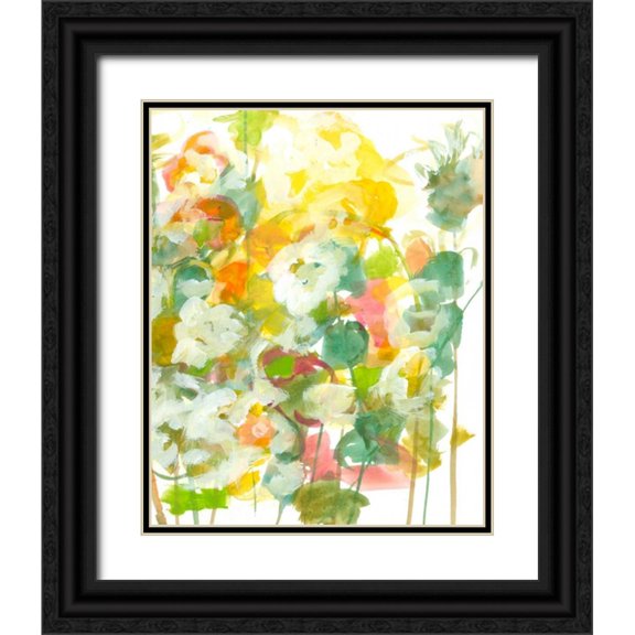Fuchs, Jodi 26x32 Black Ornate Wood Framed with Double Matting Museum Art Print Titled - Spring has Sprung I