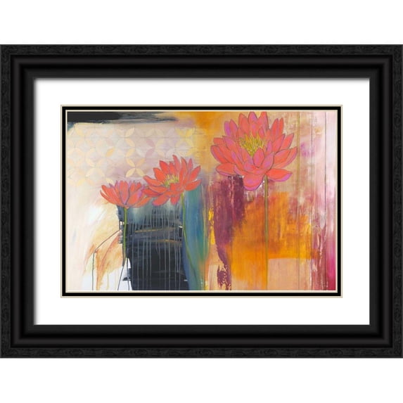 Fuchs, Jodi 32x23 Black Ornate Wood Framed with Double Matting Museum Art Print Titled - Billboard For Love II