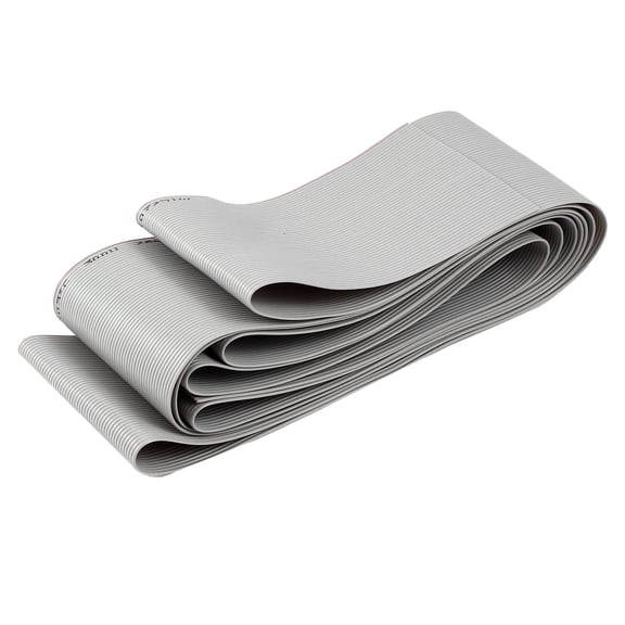 Fuchsia 2.54mm Pitch 50 Pin 2.5" Width IDC Flat Ribbon Cable 2 Meters