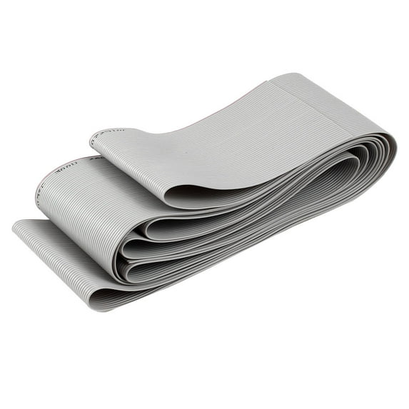 Fuchsia 2.54mm Pitch 50 Pin 2.5" Width IDC Flat Ribbon Cable 2 Meters