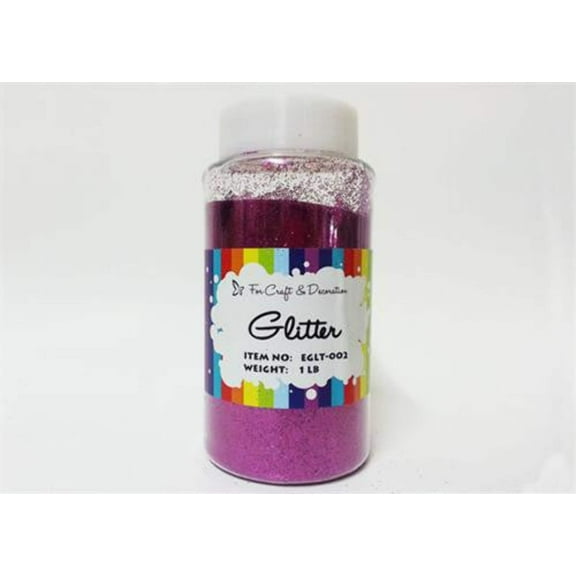Fuchsia Craft Glitter Powder (1 lb)