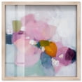 thumbnail image 1 of Fuchsia Horizon Shadowbox Print Pastel Wall Decor by Art Remedy, Blonde Frame, 40 x 40, 1 of 6