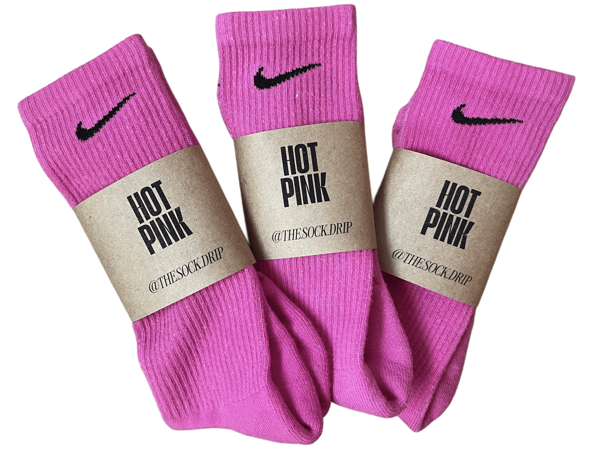 long pink nike socks
