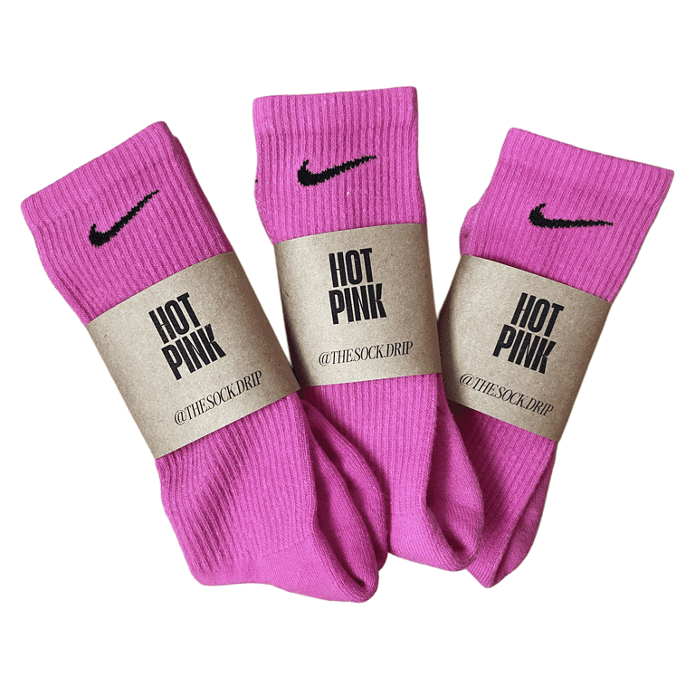 Pink Nike Elite Neon Socks Neon Nike Elite Socks Nike Kay Yow