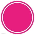 thumbnail image 1 of Fuchsia Solid Color Circle Gift Labels, 40-Pack, 1 of 1
