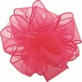 thumbnail image 1 of Fuchsia Spring Sheer Wired Ribbon, 1 of 1