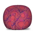 thumbnail image 1 of Fuchsia Storage Toy Bag Chair, Middle Eastern Inspired Print of Classic Fruit Pattern Oriental Design, Stuffed Animal Organizer Washable Bag, Large Size, Purple and Dark Pink, by Ambesonne, 1 of 3