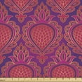 thumbnail image 1 of Ambesonne Fuchsia Fabric by the Yard Upholstery, Oriental Fruit, 2 Yards, Purple and Dark Pink, 1 of 4