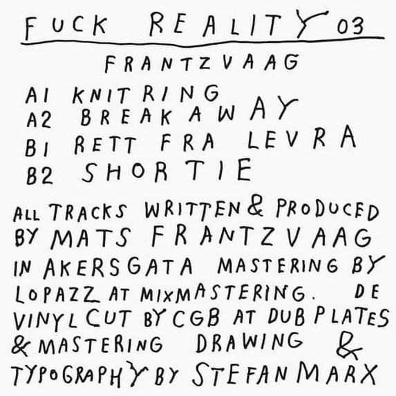 Frantzvaag - Fuck Reality 03 - Music & Performance - Vinyl
