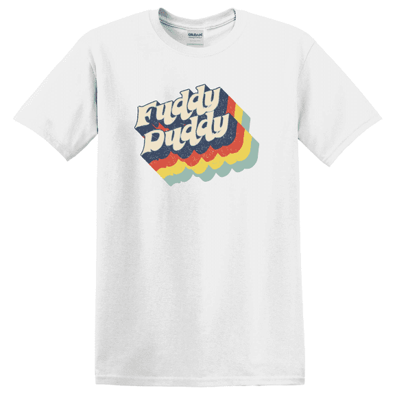Fuddy Duddy Retro Font Graphic T-Shirt