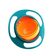 Fuderu Baby Cute Baby Bowl Universal 360 Rotate Spill-Proof Bowl Baby Bowls Non-Slip for Home