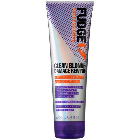 Fudge Clean Blonde Damage Rewind Violet-Toning Conditioner 8.4 Ounce