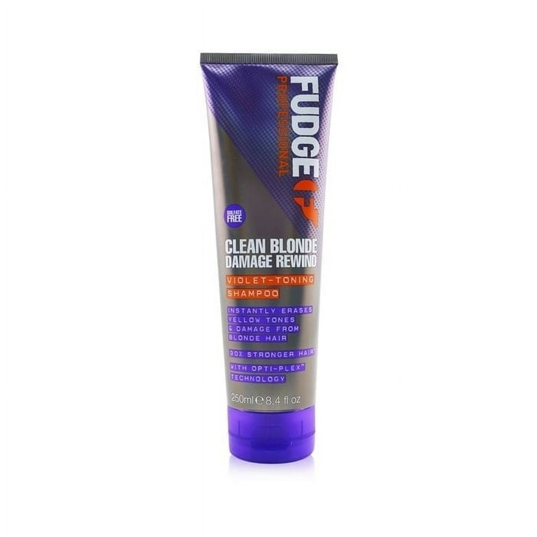 Shampoo Blonde Clean Rewind Violet-Toning Fudge 250ml/8.4oz Damage