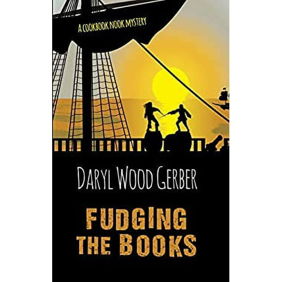 Pre-Owned Fudging the Books (Cookbook Nook Mysteries: Wheeler Publishing Large Print Cozy Mystery) Paperback - USED