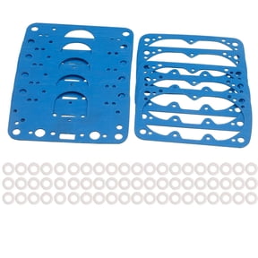 Fudoray 8-2000QFT Carburetor Rebuild Gasket Fuel Bowl Assembly Kit for Holley 4150 Carburetor - Blue Jet Kit