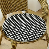 Fuebueo 14in Round Seat Cushion,Round Chair Cushions,Anti Slip For Dining Room,Living Room, Office Chairs