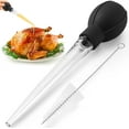 thumbnail image 1 of Fuebueo 2 Pack Turkey Basters for Cooking – Baster Syringe for Hot Liquids – Meat and Food Injector – Essential Thanksgiving Cooking Tool – Turkey Baster Large with Cleaning Brush, 1 of 7