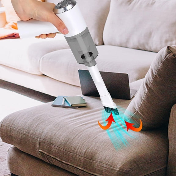Fuebueo Bed Vacuum Cleaner UV Sanitizing, All-in-one, Lightweight with Powerful Suction, Large Dust Cup Vacuum, Carpet Hard Floors Car,Washable Filter,Gift for Women Grandmom