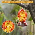 thumbnail image 1 of Fuebueo Bird Water Feeder Outdoor Green Glass Hummingbird Feeders for Outdoors Hanging Rustproof, Leakproof, 1 of 5