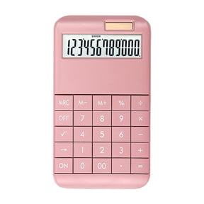 Fuebueo Calculators Desktop Big and Sensitive Buttons, General Purpose, Large LCD Display Mechanical Switch Calculator for Worker, Businessman, Teacher, Gift