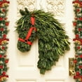 thumbnail image 1 of Fuebueo Christmas Gifts,2026 New Horse Head Wreath – Rustic Farmhouse Equestrian Door Decor, Handmade Horse Head Christmas Wreath, Faux Plant Decor with Red Ribbon for Farmhouse, Porch Decoration, 1 of 8