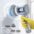 thumbnail image 1 of Fuebueo Clearance Cleaning Tools Power Cleaning Brush Portable Handheld Spin Scrubber for Cleaning Sink/Stove/Corner/Tile/Grout/Bowl, 1 of 9
