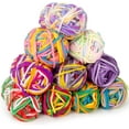 thumbnail image 1 of Fuebueo Clearance Crochet Yarn Bundle,Multicolor Crochet Craft for Crocheting and Knitting,with Hooks Knitting Needles Stitch Markers,Crochet Starter Kit Beginners, 1 of 8