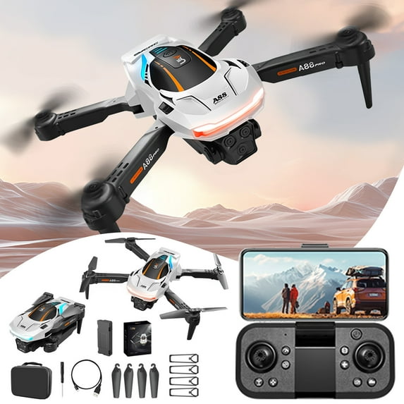 Fuebueo Clearance Drone with Camera 1080P for Kids and Adults 9 Year Old Boy Birthday Gifts with Voice Control, Gestures Selfie, Altitude Hold, Gravity Control, One Key Start
