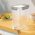 thumbnail image 1 of Fuebueo Clearance Fridge Drink Dispenser Drink Dispenser Home Plastic Beverage Dispenser Juice Water Fruit Teapot Lemonade Milk Containers for Fridge, Parties and Daily Use, 1 of 8