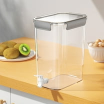 Fuebueo Clearance Fridge Drink Dispenser Drink Dispenser Home Plastic Beverage Dispenser Juice Water Fruit Teapot Lemonade Milk Containers for Fridge, Parties and Daily Use