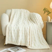 Fuebueo Clearance Through Blakets,Throw/King/Queen Size Blankets Luxury Throws for Bed, Couch and Sofa