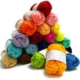 thumbnail image 1 of Fuebueo Crochet Yarn Clearance,Crochet Kit for Beginners Craft Yarn for Small Projects - Gift for Crocheters - Soft Knitting Yarn Bundle, 1 of 7