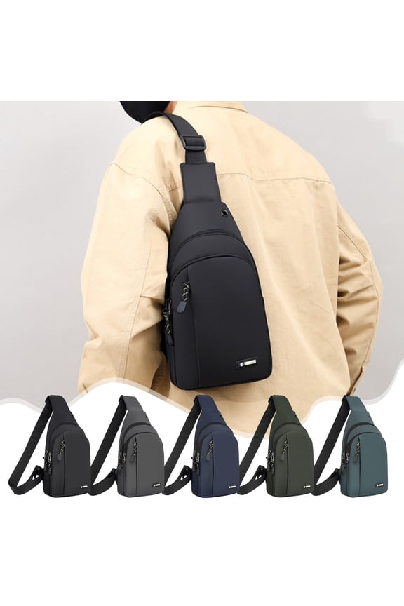 Fuebueo Cross-Body Sling Bags, Under 5, Waterproof Lightweight Anti Theft Outdoor Sport Travel Hiking for Men Women