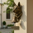 thumbnail image 1 of Fuebueo Dog Themed Welcome Doorbell, Welcome Sign Cast Iron Dinner Bell, Wall Mounted Dinner Bell for Yard Garden Farmhouse Decor, Dog Lovers Gift, 1 of 9