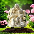 thumbnail image 1 of Fuebueo Fairy Garden Figurines Fairy Garden Statues Resin Outdoor Sculptures Sitting Fairy Figurine Butterfly Rested on Fairy's Hand Art Outside Lawn Decor, 1 of 8